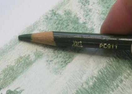 When to Use the Side of a Colored Pencil