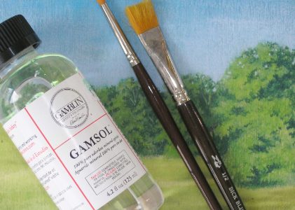 Gamsol and Smooth Paper